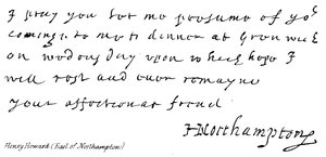 Henry Howard, Graaf van Northampton