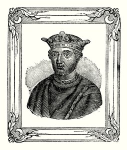 Hendrik II werd geboren in 1131, gekroond in 1154, en stierf in 1189 door English School