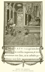 Hendrik VIII leest door English School