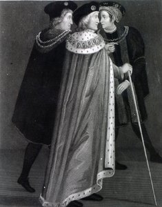 Hendrik VII met Richard Empson en Sir Edmund Dudley door English School