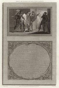 Hendrik VI gevangen genomen door de Graven van Warwick en Marche door English School