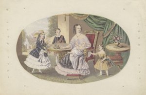 Hare Majesteit Koningin Victoria en familie, c.1851