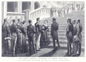 Hare Majesteit ontvangt Louis-Philippe in Windsor Castle, 1844