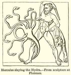 Hercules doodt de Hydra door English School