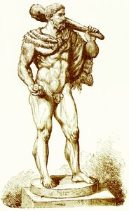 Hercules, illustratie uit Geschiedenis van Rome door Victor Duruy, gepubliceerd 1884