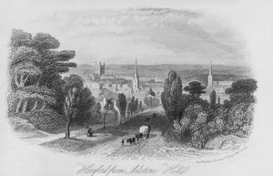 Hereford vanaf Ailstone Hill door English School