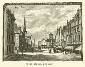 High Street, Dundee (gravure) door English School