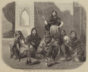 Hindoe vrouwen (gravure)