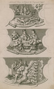 Historisch Fries in de Kapel van Edward de Belijder