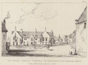Holt School, voorheen de residentie van de familie Gresham
