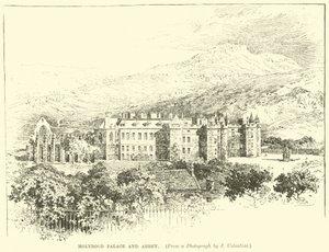 Holyrood Paleis en Abdij door English School