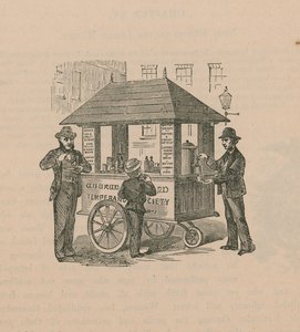 Warme dranken geleverd door de Temperance Society door English School