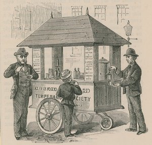 Warme dranken geleverd door de Temperance Society door English School