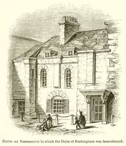 Huis in Portsmouth waar de Hertog van Buckingham werd Vermoord