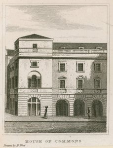 Lagerhuis, Westminster, Londen door English School
