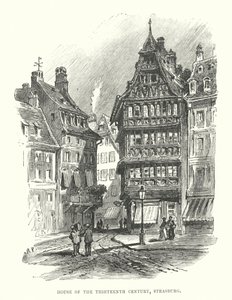 Huis uit de Dertiende Eeuw, Straatsburg