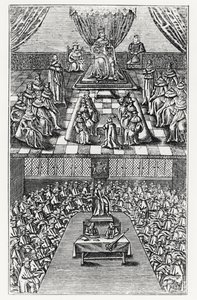 Houses of Parliament in 1640 door English School