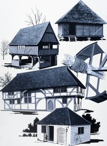 Huizen van het verleden door English School