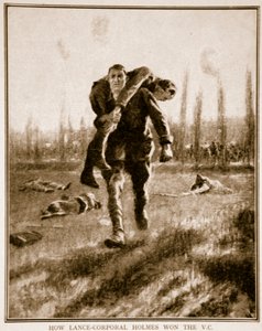 Hoe korporaal Holmes het Victoria Cross won