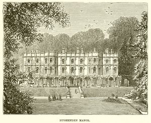 Hughenden Manor door English School