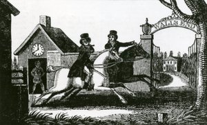 Jachtmessen of scheren gemakkelijk te paard indien nodig door English School