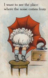 Ik wil de plek zien waar het lawaai vandaan komt (kleurenlitho)