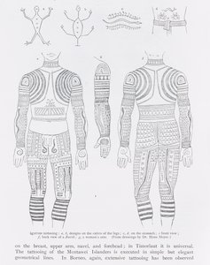 Igorrote tatoeage, uit 