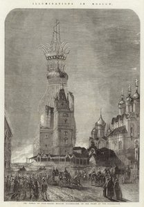 Verlichtingen in Moskou