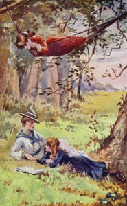 Illustratie voor A World of Girls door L T Meade