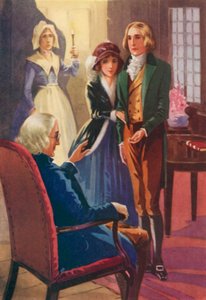 Illustratie voor John Halifax Gentleman door Dinah Maria Mulock door English School