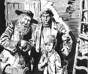 Illustratie voor Oliver Twist door Charles Dickens