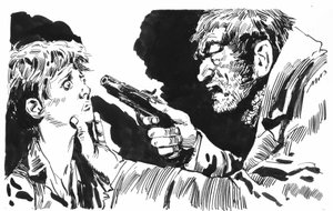 Illustratie voor Oliver Twist door Charles Dickens door English School