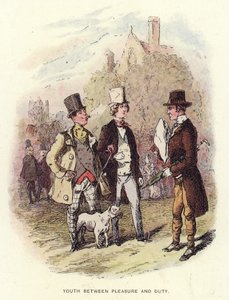 Illustratie voor Pendennis door Thackeray