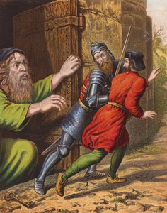 Illustratie voor De Christenreis van John Bunyan door English School