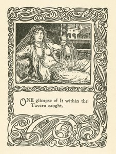 Illustratie voor Rubaiyat van Omar Khayyam door English School