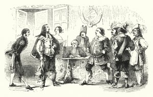 Illustratie voor De barbier van Sevilla door Rossini (gravure)