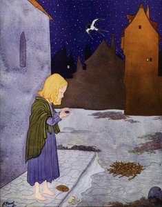 Illustratie voor De Gelukkige Prins van Oscar Wilde