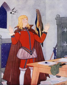 Illustratie voor De Gelukkige Prins door Oscar Wilde door English School