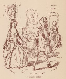 Illustratie voor The Virginians door Thackeray door English School