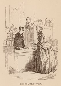Illustratie voor Vanity Fair door Thackeray door English School