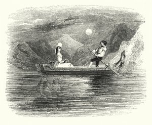 Illustratie voor het Ballet, Ondine of De Naiad (gravure)