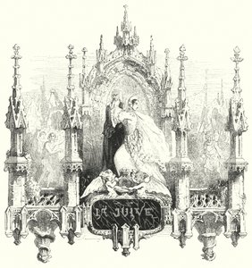 Illustratie voor de opera La Juive door Fromental Halevy (gravure) door English School