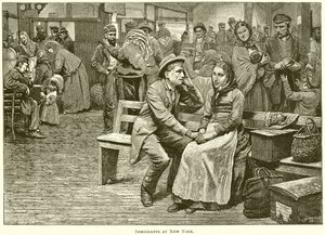 Immigranten in New York door English School