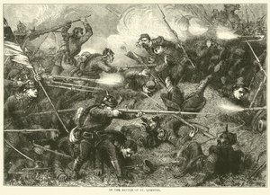 In de Slag bij St Quentin, januari 1871