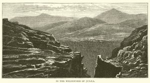 In de Woestijn van Judea (gravure) door English School