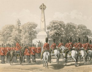 Inhuldiging van het Monument voor de Achtentachtigste, Edinburgh door English School