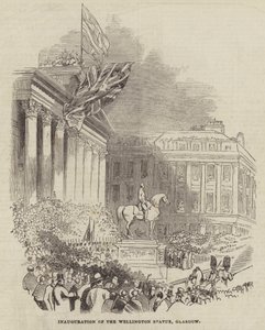 Inhuldiging van het Wellington Standbeeld, Glasgow