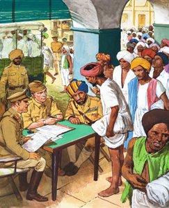 Indianen melden zich aan om te vechten in de Tweede Wereldoorlog