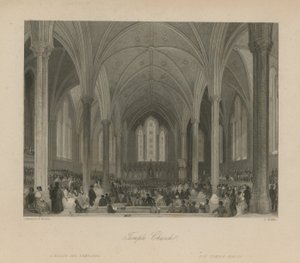Interieur van de Temple Church