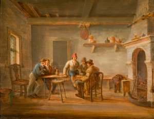 Interieur van een Engelse herberg